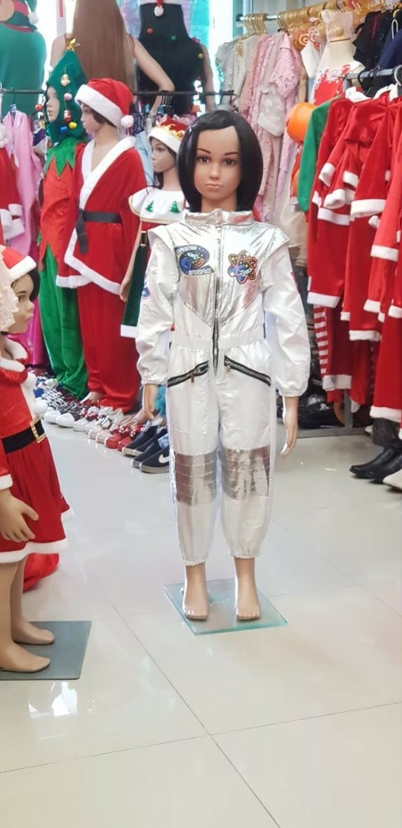 ชุดอาชีพ นักบินอวกาศขาวเด็ก